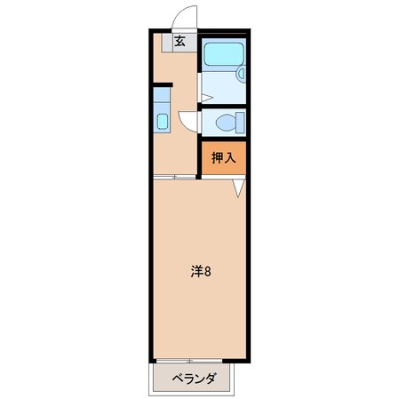 ハイツ　フラリッシュⅡの物件間取画像